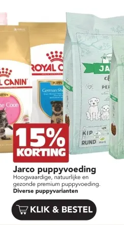 Aanbieding: Jarco puppyvoeding