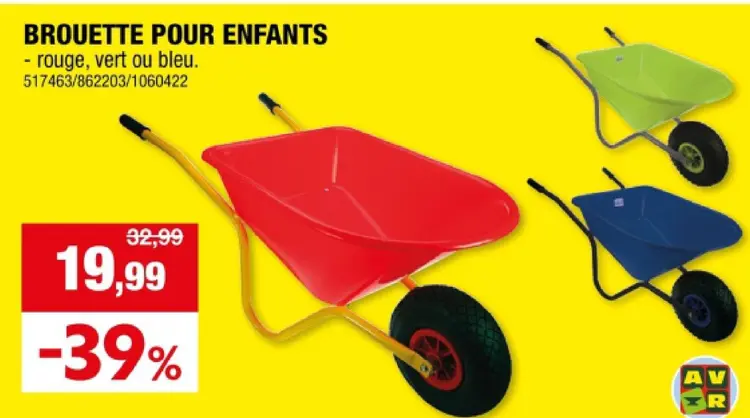 Offre: Brouette pour enfants