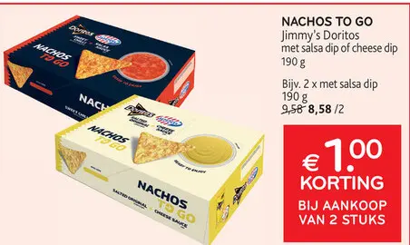 Promotie: Nachos to go Jimmy's Doritos