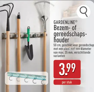 Promotie: Bezem- of gereedschapshouder