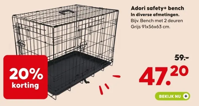 Aanbieding: Adori safety+ bench