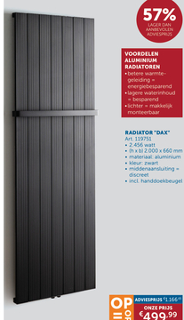 Aanbieding: RADIATOR "DAX"