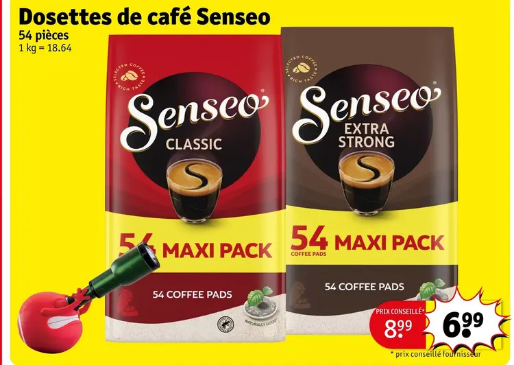 Offre: Dosettes de café Senseo