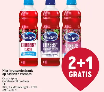 Aanbieding: Niet bruisende drank op basis van veenbes