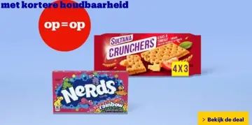 Aanbieding: Sultana crunchers