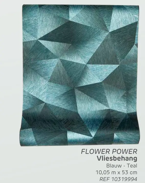 Promotie: FLOWER POWER Vliesbehang