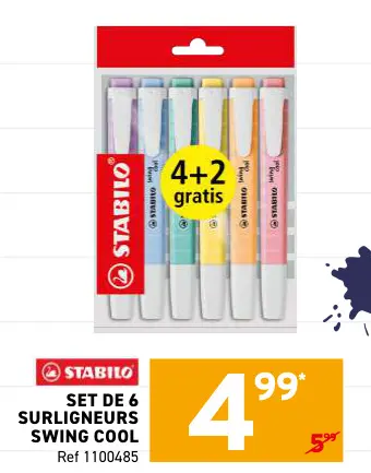 Offre: Surligneurs swing cool
