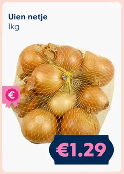 Aanbieding: Uien netje