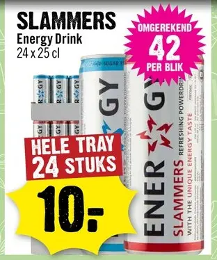 Aanbieding: SLAMMERS Energy Drink