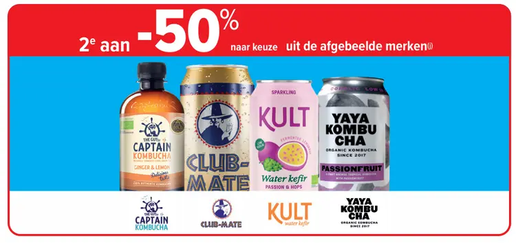 Promotie: Captain Kombucha, Club-Mate, Kult & Yaya