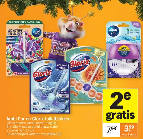 Promotie: Ambi Pur en Glorix toiletblokken