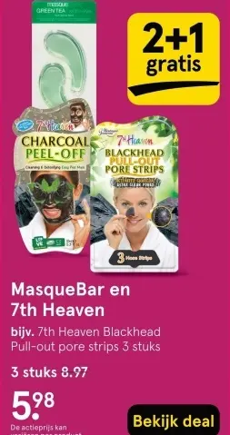 Aanbieding: MasqueBar en 7th Heaven