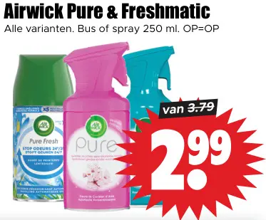 Aanbieding: Pure & Freshmatic