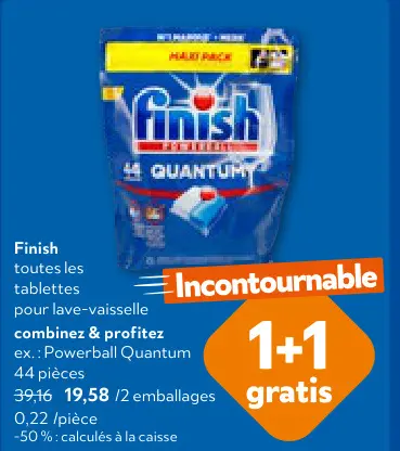 Offre: Toutes les tablettes pour lave-vaisselle