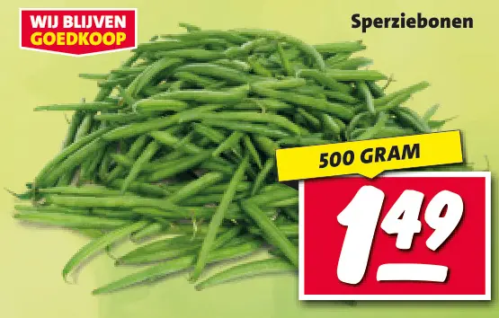Aanbieding: Sperziebonen