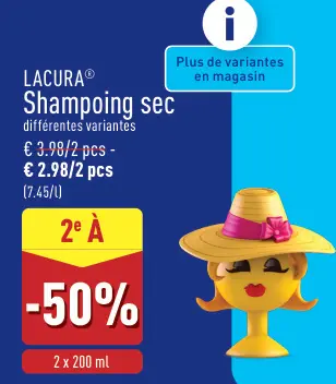 Offre: Shampoing sec