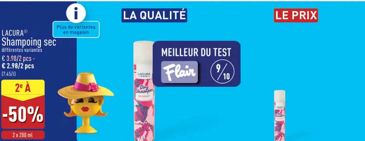Offre: Shampoing sec