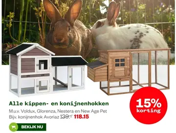 Aanbieding: konijnenhok Avoriaz