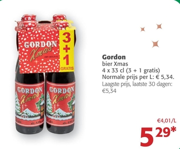 Aanbieding: Gordon bier Xmas