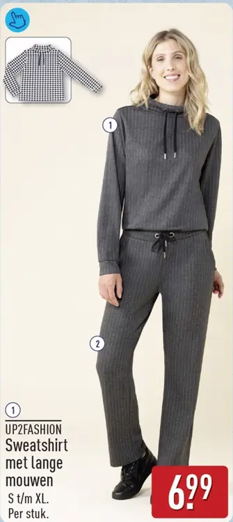 Aanbieding: Sweatshirt met lange mouwen