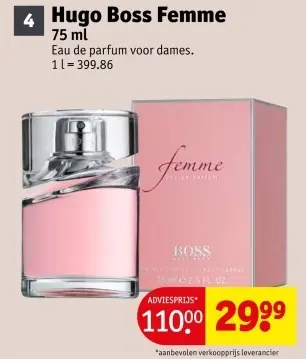 Promotie: Hugo Boss Femme