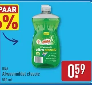 Aanbieding: Afwasmiddel ultra classic