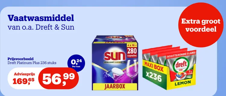 Promotie: Vaatwasmiddel