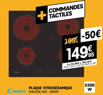Offre: Plaque vitrocéramique