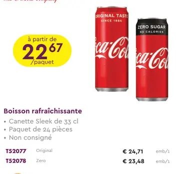 Offre: Boisson rafraîchissante