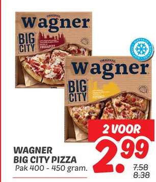 Aanbieding: Big city pizza