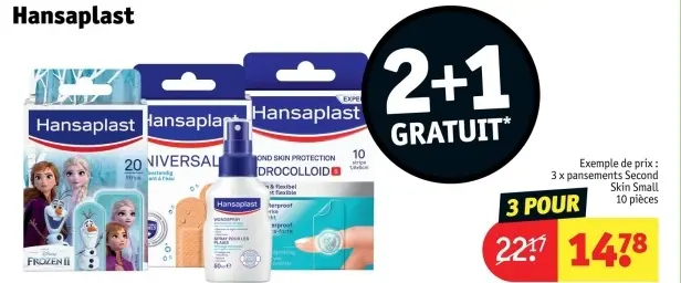 Offre: Hansaplast bandages