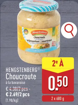 Offre: Choucroute