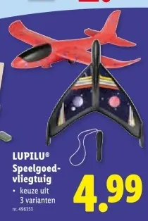 Promotie: Speelgoedvliegtuig