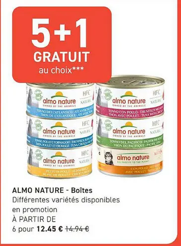 Offre: ALMO NATURE - Boîtes