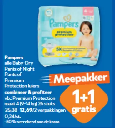 Promotie: Pampers