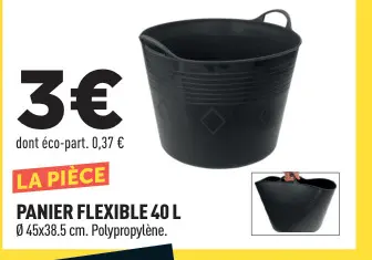 Offre: Panier flexible