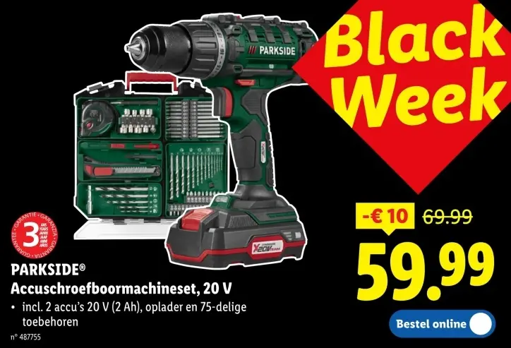 Aanbieding: Accuschroefboormachineset