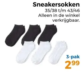 Aanbieding: Sneakersokken