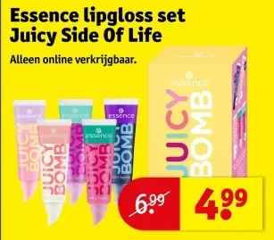 Promotie: Essence lipgloss set Juicy Side Of Life