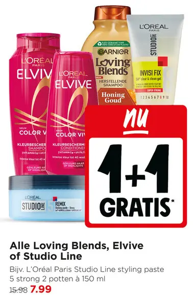 Aanbieding: Alle Loving Blends, Elvive of Studio Line