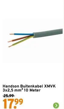 Aanbieding: Handson Buitenkabel XMVK