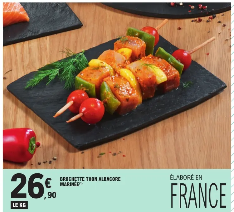 Offre: Brochette thon albacore marinée