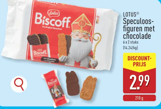 Aanbieding: Speculoosfiguren met chocolade
