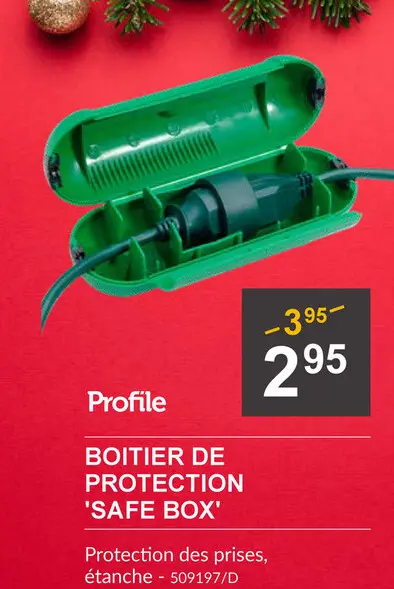 Offre: Boitier de protection 'safe box'