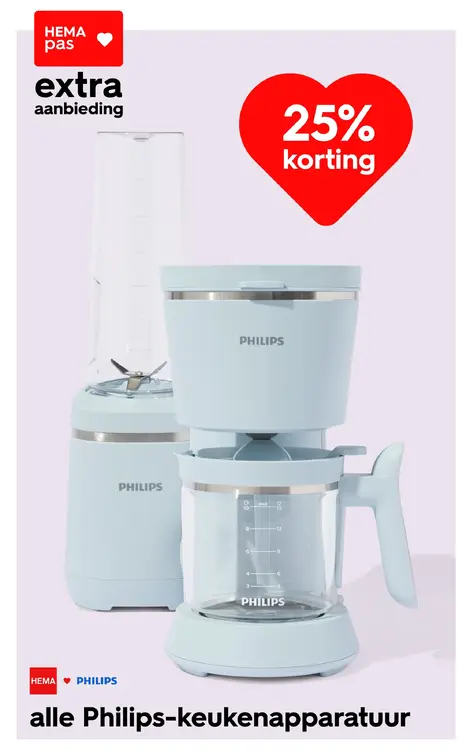 Aanbieding: Alle Philips-keukenapparatuur