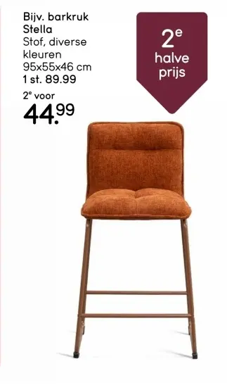 Aanbieding: barkruk Stella