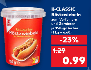 Aanbieding: K-CLASSIC Röstzwiebeln