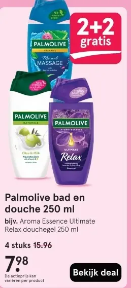 Aanbieding: Palmolive bad en douche