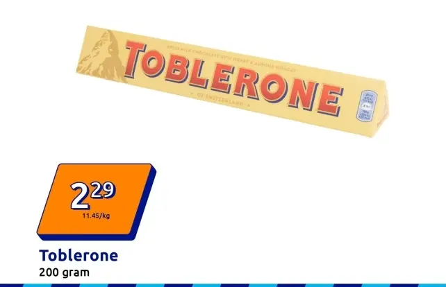 Promotie: Toblerone