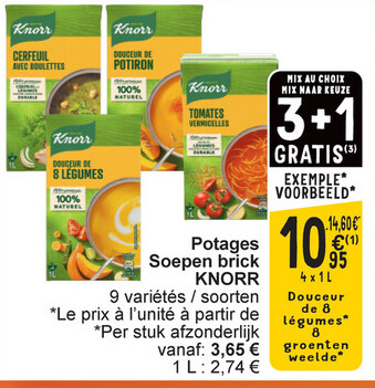 Offre: Potages Soepen brick